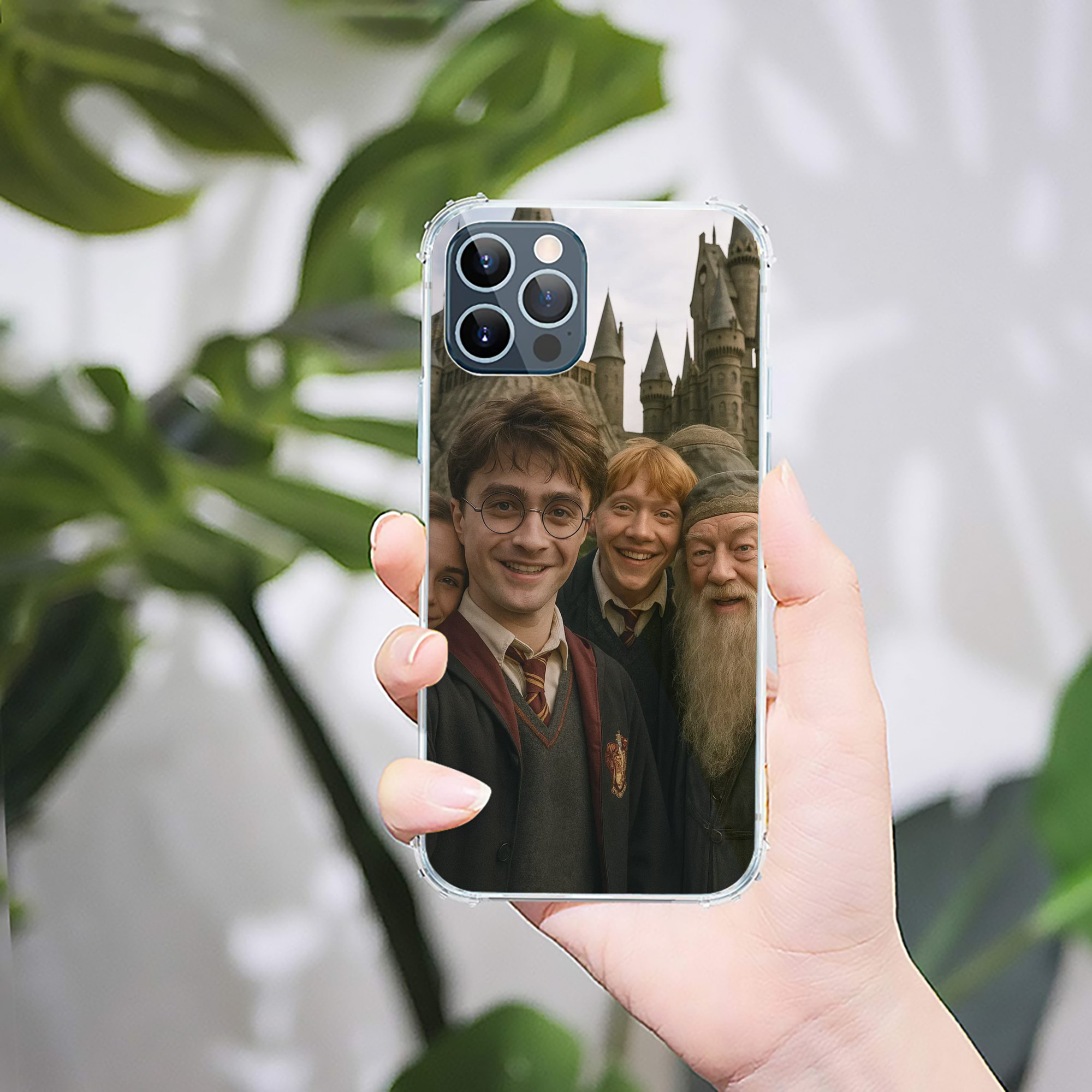 （画像用） Harry Potter ハリー・ポッターシリーズ 【iPhone 12シリーズ対応】透明スマホケース（クリアソフトケース）
